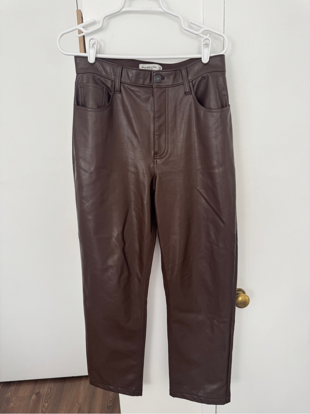 Abercrombie & Fitch Brown Women’s Leather Pants